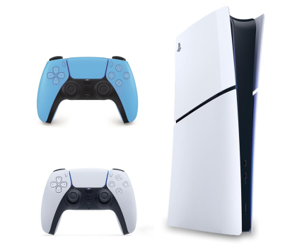 Konsola PlayStation Sony PlayStation 5 Slim Digital + DualSense Starlight Blue